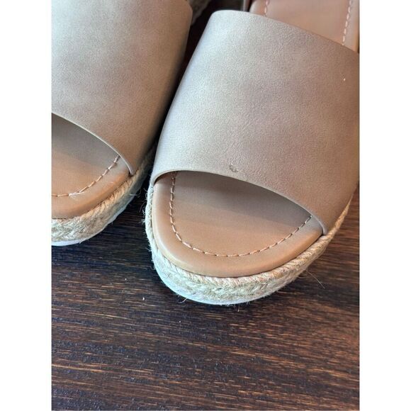 Soda Topic Ankle Strap Flatform Espadrilles - Picture 6 of 7